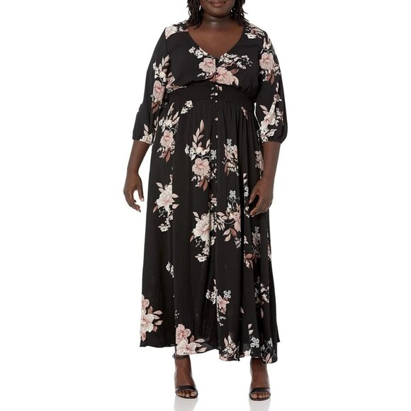 City Chic Dresses & Skirts - City Chic Floral Fall Dress